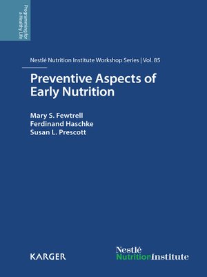 cover image of Preventive Aspects of Early Nutrition